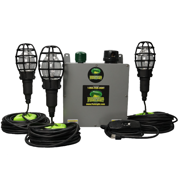 Classic Triple <br> Fish Light For Docks